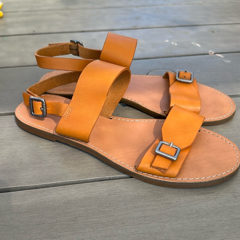 Madewell leather strappy sandals